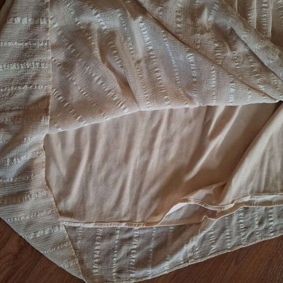 Forever 21 Womens Midi Skirt Beige Flowy Small - Picture 11 of 15